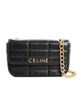 Celine Shoulder Bag Matelasse Monochrome